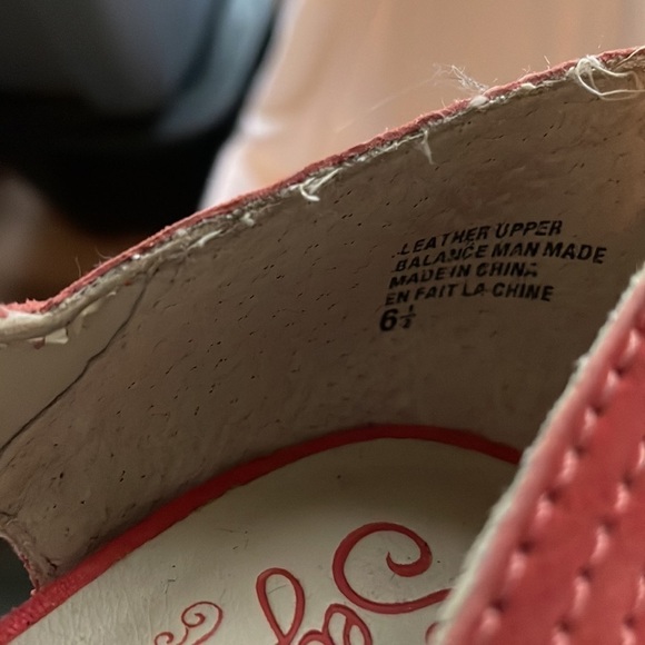 Seychelles Limited Edition Pink Suede Retro Design Wood Stacked Heel size 6.5 - Picture 8 of 10